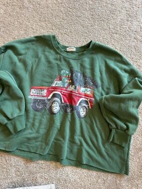 BRONCO SWEATSHIRT CROPPED